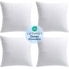 image:imagePhantoscope 18x18 Pillow Inserts Set of 4 Lightweight Down Alternative Throw Pillows for Couch Soft Indoor Decorative Pillow Forms Cushion Inserts for Bed18x18 Inch