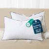 image:imagePhantoscope 18x18 Synthetic Down Alternative Pillow Inserts Handmade Down Pillows Insert Sleeping Throw Pillows with 100 Cotton Cover Decorative Pillow Stuffer for Sofa Couch BedWhite Set of 212x20 Inch