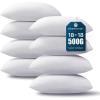 image:imagePhantoscope Pillow Inserts Hypoallergenic 100 Virgin Fiber Square Form Microfiber Throw Pillow Inserts Couch Bed Pillows 45x45 cm 18x18 Inch Pack of 118x18 Inch
