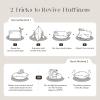 image:imagePhantoscope Pillow Inserts Hypoallergenic 100 Virgin Fiber Square Form Microfiber Throw Pillow Inserts Couch Bed Pillows 45x45 cm 18x18 Inch Pack of 122x22 Inch