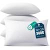 image:imagePhantoscope Pillow Inserts Hypoallergenic 100 Virgin Fiber Square Form Microfiber Throw Pillow Inserts Couch Bed Pillows 45x45 cm 18x18 Inch Pack of 112x20 Inch