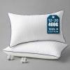 image:imagePhantoscope 12x20 Pillow Inserts Decorative Throw Pillow Inserts with 100 Cotton Jacquard Cover Virgin Fiber Pillow Sham Stuffer Lumbar Square Couch Cushion Pillows Pack of 2 12x20 InchStriped White
