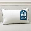 image:imagePhantoscope 12x20 Pillow Inserts Decorative Throw Pillow Inserts with 100 Cotton Jacquard Cover Virgin Fiber Pillow Sham Stuffer Lumbar Square Couch Cushion Pillows Pack of 2 12x20 InchJacquard White