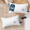 image:imagePhantoscope 18x18 Outdoor Pillow Inserts  Pack of 2 Outdoor Pillows Waterproof Down Alternative Throw Pillows Couch Sham Cushion Stuffer for Patio and Porch FurniturePure White