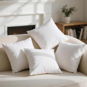 image:imagePhantoscope 18x18 Pillow Inserts Set of 4 Lightweight Down Alternative Throw Pillows for Couch Soft Indoor Decorative Pillow Forms Cushion Inserts for Bed18x18Inch