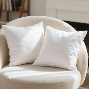 image:imagePhantoscope 18x18 Pillow Inserts Set of 4 Lightweight Down Alternative Throw Pillows for Couch Soft Indoor Decorative Pillow Forms Cushion Inserts for Bed18x18 Inch