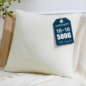 image:imagePhantoscope Premium 12x20 Throw Pillow Inserts UltraSoft Air Layer Pillow Inserts Down Alternative Decorative Throw Pillows for Couch Bedroom Lumbar Cushion Sham Stuffer Pack of 218x18 Inch