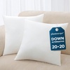 image:imagePhantoscope 18x18 Pillow Inserts Square Decorative Throw Pillows for Couch Bed 100 Virgin Fiber Fluffy Cushion Forms Pack of 120x20 Inch