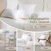 image:imagePhantoscope 18x18 Pillow Inserts Square Decorative Throw Pillows for Couch Bed 100 Virgin Fiber Fluffy Cushion Forms Pack of 120x20 Inch