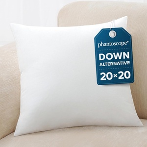 image:imagePhantoscope 18x18 Pillow Inserts Square Decorative Throw Pillows for Couch Bed 100 Virgin Fiber Fluffy Cushion Forms Pack of 120x20 Inch