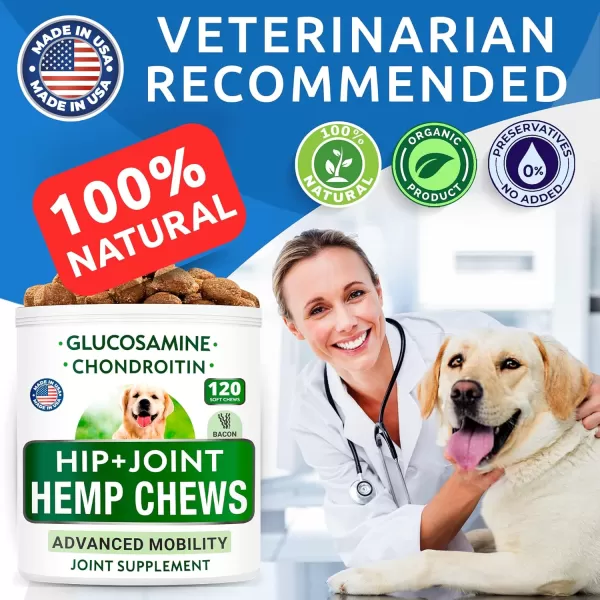 BarkampampSpark Advanced Hemp Chews for Dog Joint Pain Relief  Glucosamine Chondroitin Hemp Treats Hip Joint Health  Joint Supplement Large Breed ampamp Small  Hemp Treats Joints Old Senior Dog 120CtHemp Hip Joint Pain  Mobility