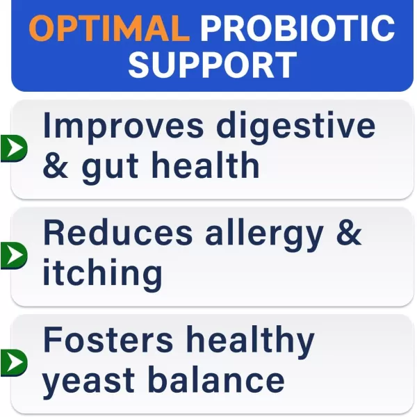 BarkampampSpark Dog Probiotics ampamp Digestive Enzymes Gut Health Allergy ampamp Itchy Skin  Pet Diarrhea Gas Treatment Upset Stomach Relief Digestion Health Prebiotic Supplement Tummy Treat 180Ct ChickenBacon