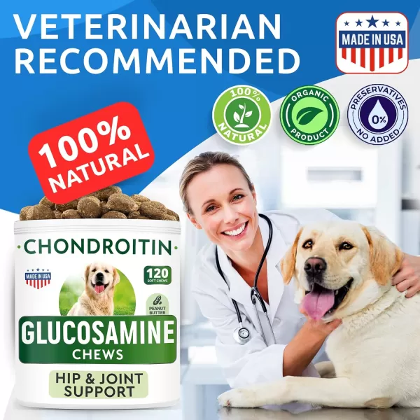 BarkampampSpark Glucosamine Chondroitin Dog Hip ampamp Joint Supplement  Joint Pain Relief  Hip ampamp Joint Chews  Joint Support Large Small Breed  Senior Doggie Vitamin Pill Joint Health 180 Treats  ChickenPeanut Butter