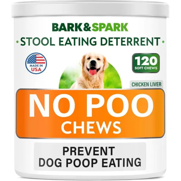 BARKampampSPARK AllNatural Grass Burn Spot Chews for Dogs  Pee Lawn Spot Saver  Grass Restore Treats  Dog Urine Neutralizer Solution for Grass Burn Spots  Made in USA  120 ChewsChicken Liver