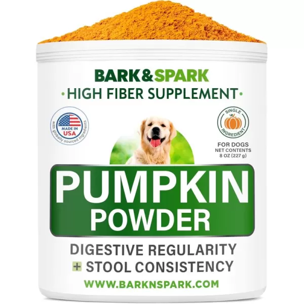 BARKampampSPARK AllNatural Grass Burn Spot Chews for Dogs  Pee Lawn Spot Saver  Grass Restore Treats  Dog Urine Neutralizer Solution for Grass Burn Spots  Made in USA  120 ChewsPumpkin Powder