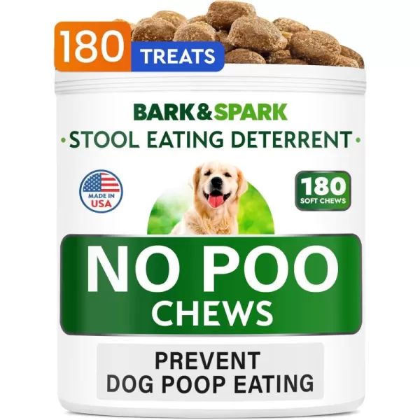 BarkampampSpark Dog Probiotics ampamp Digestive Enzymes Gut Health Allergy ampamp Itchy Skin  Pet Diarrhea Gas Treatment Upset Stomach Relief Digestion Health Prebiotic Supplement Large Dog Treats 240Ct BaconBacon