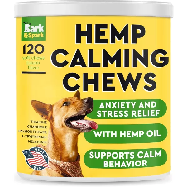 Glucosamine Dog Treats  Calming Hemp Treats for Dogs Bundle  Hip Support and Joint Pain Relief Supplement with Chondroitin MSM Omega3  Anxiety Relief Separation Aid Fireworks Storms Thunder