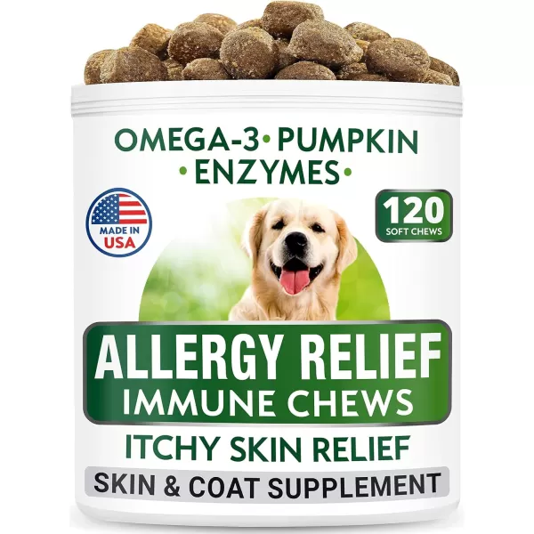 Calming Hemp Treats  Allergy Relief Treats Bundle  Hemp Oil  Omega 3  Pumpkin  Enzymes  Anxiety Relief  Itchy Skin Relief  Separation Aid  Stress Relief  Seasonal Allergies  240 Soft Chews