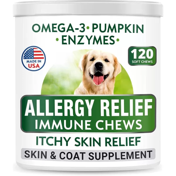 imageBARKampampSPARK Glucosamine Dog Treats  Dog Probiotics Chews  Allergy Relief Dog Treats Bundle  Hip ampamp Joint Support  Digestion Support Upset Stomach Relief  Allergy and Itch Relief Supplement