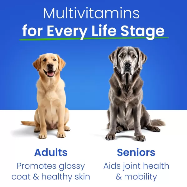 imageBARKampampSPARK Multivitamin Chewable Treats for Dogs  Glucosamine Chondroitin for Joint Support  Omega for Skin ampamp Coat  Probiotics  Multi Vitamin for Dogs Health  Dog Vitamins and SupplementsChicken