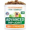 imageSenior Advanced Glucosamine  Glucosamine wHemp Bundle  Old Dog Joint Pain Relief  Natural Joint Pain Relief  Supplement wMSM Chondroitin Omega3  Hemp Oil  120  120 Chews  Made in USA