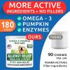 imageAllergy Relief  Omega 3 Bundle  AntiItch Skin  Skin ampamp Coat Support  Omega 3 Fish Oil  EPA ampamp DHA Fatty Acids  Itching ampamp Paw Licking  Joint Health  180 Chews  180 ct Softgels  Made in USA