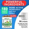 imageSalmon Oil  Omega 3 for Dogs Bundle  Skin ampamp Coat Support  Itch Relief  EPADHA Fatty Acids  Immune ampamp Heart Health  Joint Health  32oz  360 Chews  Made in USA