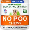 imageNo Poo Chews for Dogs  Coprophagia ampamp Stool Eating Deterrent with Probiotics Digestive Enzymes ampamp Breath Aid Support  Stop Dog Poop Eating  Made in USA  120 Soft ChewsChicken Liver