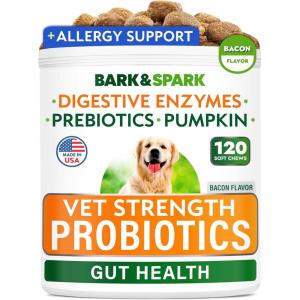 imageNo Poo Chews for Dogs  Coprophagia ampamp Stool Eating Deterrent with Probiotics Digestive Enzymes ampamp Breath Aid Support  Stop Dog Poop Eating  Made in USA  120 Soft ChewsVet Strength  Bacon