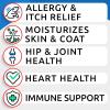 imageBARKampampSPARK Allergy Relief  Omega 3 Bundle  AntiItch Skin ampamp Coat  Skin Allergy  Omega 3 Fish Oil  EPAampampDHA Fatty Acid  ItchingampampPaw Licking  Joint Health  240 Chews  360 Chews  Made in USA