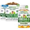 imageBARKampampSPARK Allergy Relief  Omega 3 Bundle  AntiItch Skin ampamp Coat  Skin Allergy  Omega 3 Fish Oil  EPAampampDHA Fatty Acid  ItchingampampPaw Licking  Joint Health  240 Chews  180 Softgels  Made in USA