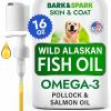 imageBarkampampSpark Fish Oil for Dogs ampamp Cats  Natural Omega3  Skin ampamp Coat Support  Liquid Food Supplement for Pets  Natural EPA  DHA Fatty Acids for Joint Function Immune ampamp Heart Health 8oz16 Oz