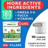 imageAllergy Relief  Glucosamine Chondroitin Bundle  AntiItch Skin ampamp Coat  Joint Pain Relief  Omega 3 Fish Oil  EPAampampDHA Fatty Acids  Itching ampamp Paw Licking  HipampampJoint Chews  300 Chews  Made in USA