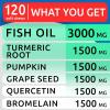 imageAllergy Relief Dog Treats Treats  Glucosamine Bundle  Itchy Skin Relief  Joint Pain Relief  Omega 3  Pumpkin  Enzymes  Chondroitin wMSM  Hemp Oil  Seasonal Allergies  240 Chews  Made in U