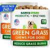 imageBARKampampSPARK Dog Probiotics for Digestive Health ampamp Enzymes  Diarrhea Gas Upset Stomach Relief ampamp Season Allergy  Chews for Digestion  Pet Probiotics for Dogs 60Ct ChickenGreen Grass