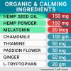 imageCalming for Dogs  Hemp Treats  Glucosamine Bundle  Hemp Oil  Chondroitin MSM Omega3  Anxiety Relief  Joint Pain Relief  Stress Relief During Fireworks Storms Thunder  2 x 120 Soft Chews