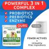 imageGlucosamine Bacon Flavor  Dog Probiotics Bundle  Joint Pain Relief  Gas Diarrhea Relief  Chondroitin MSM Omega3  Digestive Enzymes Prebiotics  Chewable Fiber  240 Soft Chews  Made in USA