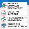 imageGlucosamine Bacon Flavor  Dog Probiotics Bundle  Joint Pain Relief  Gas Diarrhea Relief  Chondroitin MSM Omega3  Digestive Enzymes Prebiotics  Chewable Fiber  240 Soft Chews  Made in USA