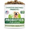 imageGlucosamine Bacon Flavor  Dog Probiotics Bundle  Joint Pain Relief  Gas Diarrhea Relief  Chondroitin MSM Omega3  Digestive Enzymes Prebiotics  Chewable Fiber  240 Soft Chews  Made in USA