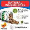 imageGlucosamine Bacon Flavor  NO PO Treats Bundle  Joint Pain Relief  Coprphagia Treatment  Chondroitin MSM Omega3  Probiotics ampamp Enzymes  Digestive Health  240 Soft Chews  Made in USA