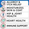 imageOmega 3  Allergy Relief Bundle  Skin ampamp Coat Support  AntiItch Skin  EPA ampamp DHA Fatty Acids  Omega 3 Fish Oil  Itching ampamp Paw Licking  Joint Health  180ct Softgels  180 Chews  Made in USA