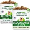imageAllergy Relief  Glucosamine Chondroitin Bundle  AntiItch Skin ampamp Coat  Joint Pain Relief  Omega 3 Fish Oil  EPAampampDHA Fatty Acids  Itching ampamp Paw Licking  HipampampJoint Chews  300 Chews  Made in USA