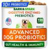 imageBARKampampSPARK Dog Probiotics for Digestive Health ampamp Enzymes  Diarrhea Gas Upset Stomach Relief ampamp Season Allergy  Chews for Digestion  Pet Probiotics for Dogs 60Ct ChickenProbiotic Chews