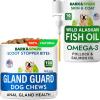imageBARKampampSPARK Omega 3 Fish Oil  Gland Guard Bundle  Scoot Relief  Dog Shedding Skin Allergy Itch Relief Hot Spots Treatment  Pee Grass Spot Saver  Made in USA