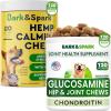imageGlucosamine Bacon Flavor  Calming Hemp Treats for Dogs Bundle  Joint Pain Relief  Anxiety Relief  Chondroitin MSM Omega3  Hemp Oil  Hip ampamp Joint Care  Stress Relief  240 Soft Chews  US Made