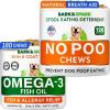imageNo Poo Chews  Omega 3 Fish Oil Treats Bundle  Stop Dog Poo Eating  Dog Shedding Skin Allergy Itch Relief  Digestive Enzymes ampamp Breath Aid Support  Made in USA