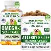 imageOmega 3  Allergy Relief Bundle  Skin ampamp Coat Support  AntiItch Skin  EPA ampamp DHA Fatty Acids  Omega 3 Fish Oil  Itching ampamp Paw Licking  Joint Health  180ct Softgels  180 Chews  Made in USA
