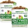 imageProbiotics  Glucosamine Bundle  Upset Stomach Relief  Joint Pain Relief  Enzymes  Prebiotics  Chondroitin MSM Omega3  Improve Digestion  Hip ampamp Joint Care  120  120 Chews  Made in USA