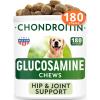imagequotHemp Treats  Glucosamine Dog Chews Bundle  Natural Joint Pain Relief Supplement  Hemp Oil Chondroitin wMSM Omega 3  Advanced Hip ampamp Joint Support Formula  120  180 Chews  Made in USA