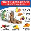 imageAllergy Relief Dog Treats  Glucosamine Dog Treats Bundle  Omega 3  Pumpkin  Enzymes for Itchy Skin Relief  Joint Pain Relief and Hip Support Supplement w Chondroitin MSM Omega3  Made in USA